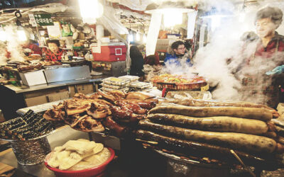 Conoce los lugares para comer comida callejera en corea