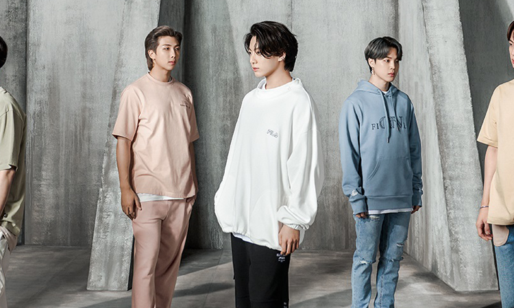 FILA anuncia preventa de su colección con BTS: 'Now ON'