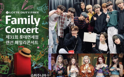 Horarios para LATAM y España para el concierto familiar de 31st Lotte Duty Free