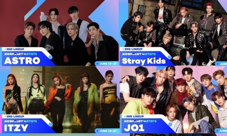 Astro, Stray Kids, Itzy y JO1 para el KCON:TACT 4U