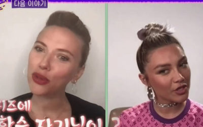 Scarlett Johansson y Florence Pugh hacen una aparición sorpresa en la vista previa del Yoo Quiz on the Block