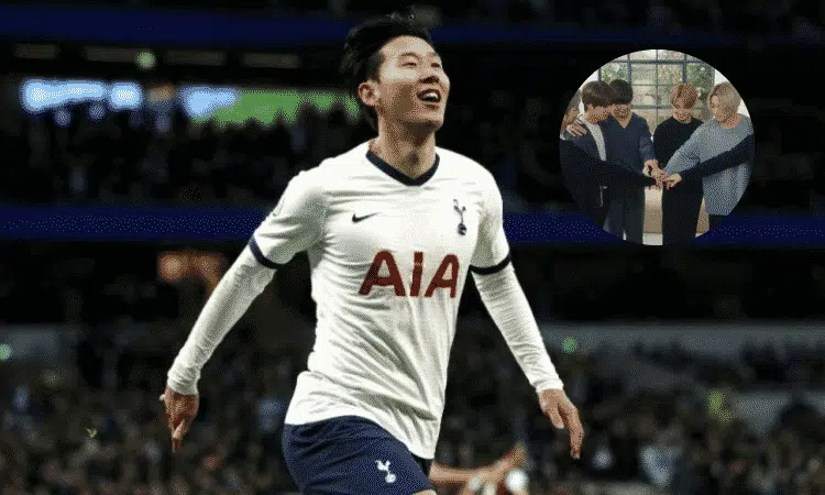 El jugador Son Heung Min el mayor fan de BTS