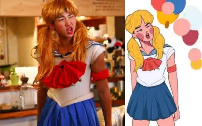 RM de BTS sailor moon