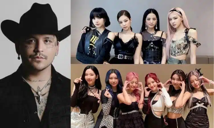 BLACKPINK y MOMOLAND estarían colaborando con el cantante mexicano Christian Nodal