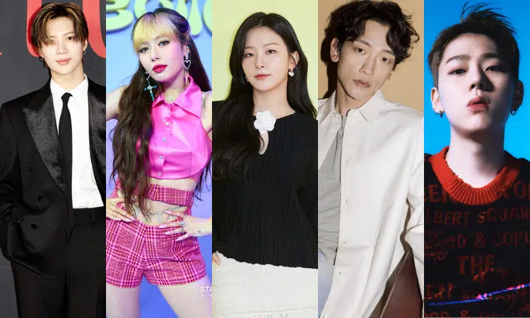 Taemin, HyunA, Seulgi, Rain y Zico